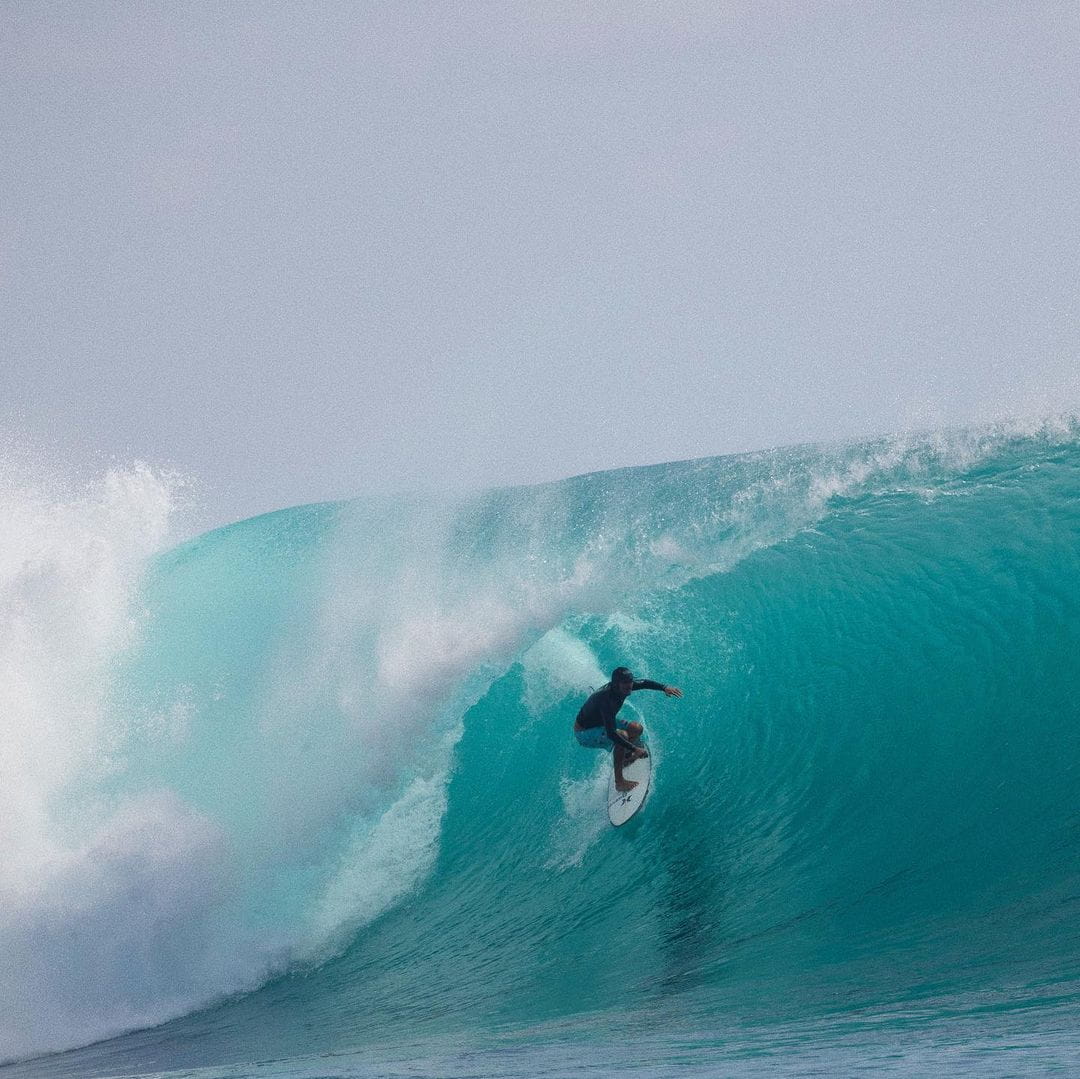Surfing on Seger Beach
