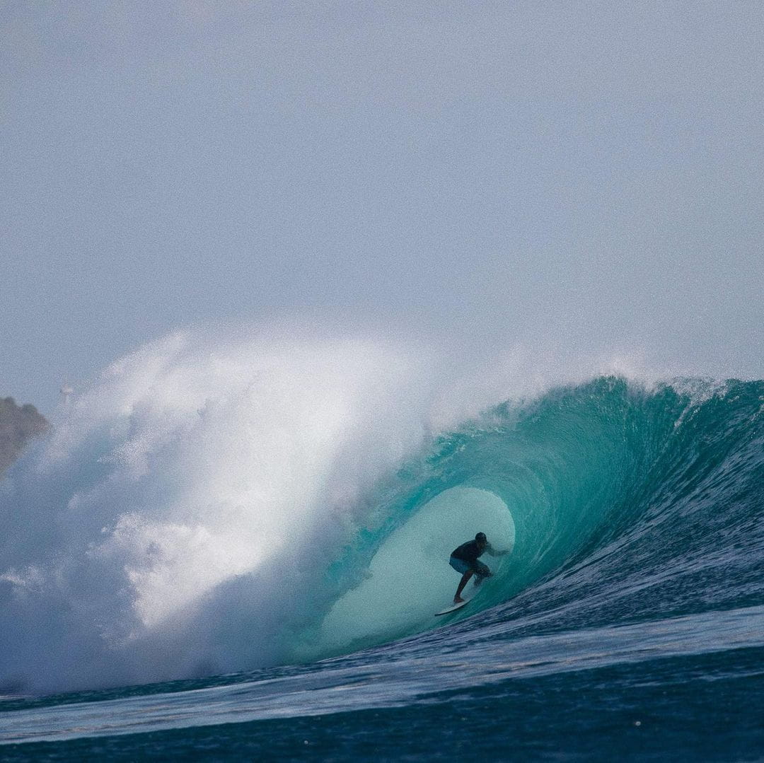 Surfing on Seger Beach