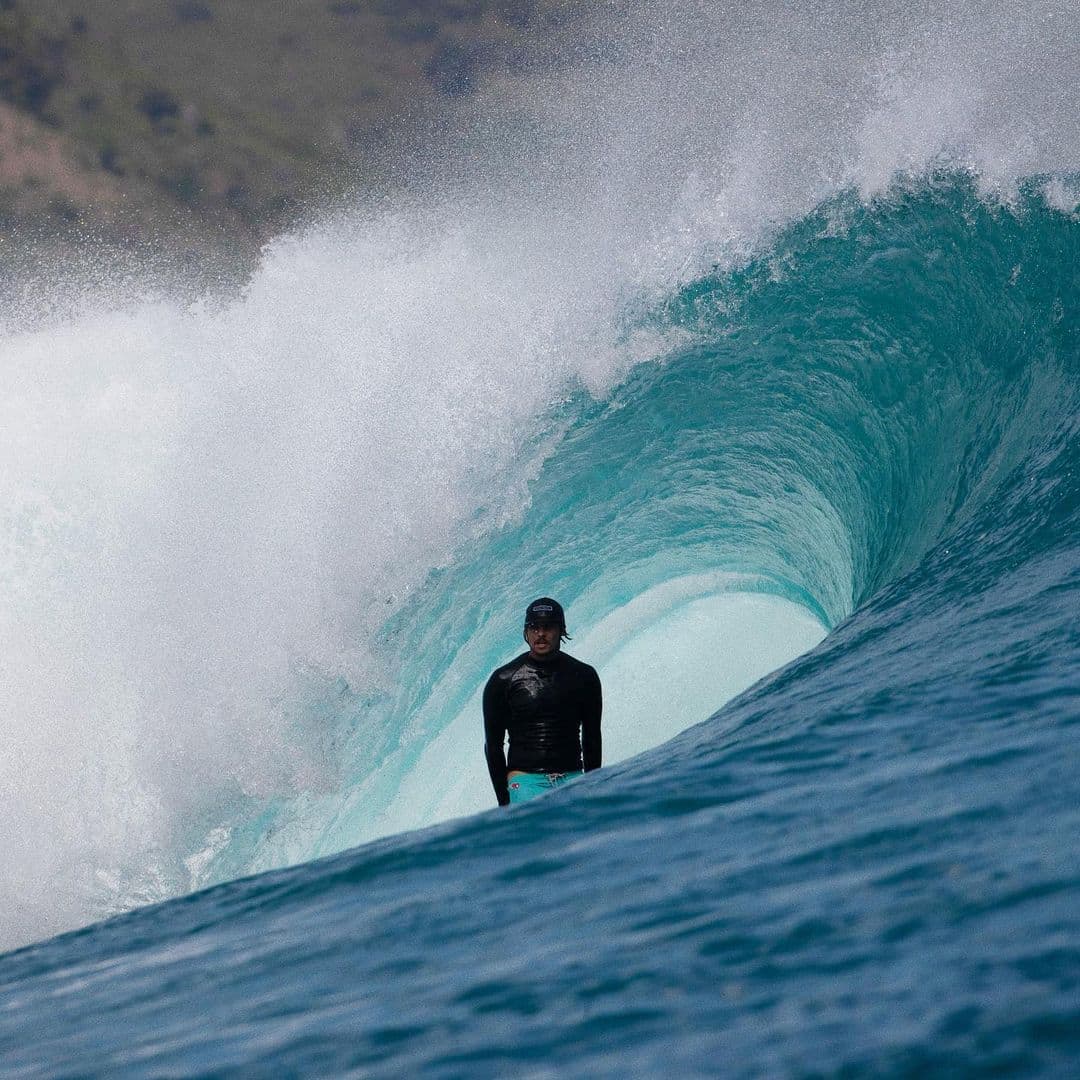 Surfing on Seger Beach