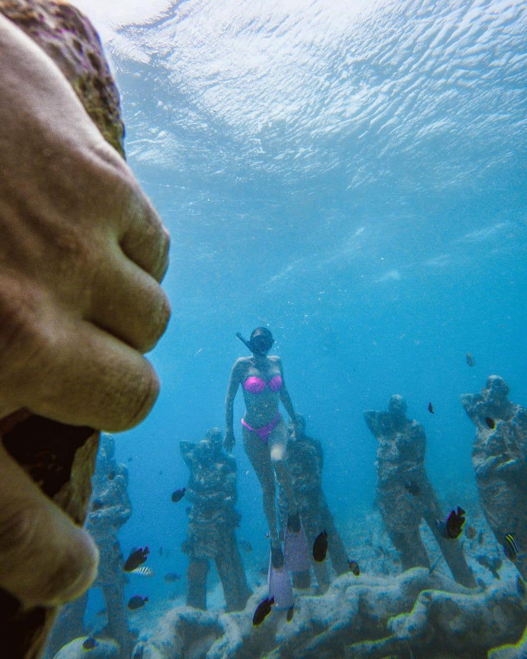 Underwater sculptures, Lombok