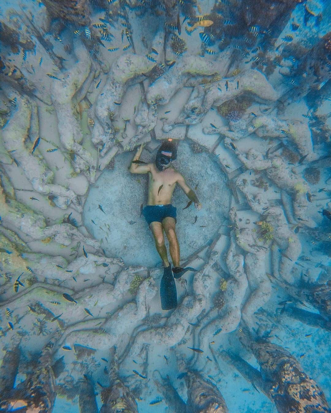 Underwater sculptures, Lombok