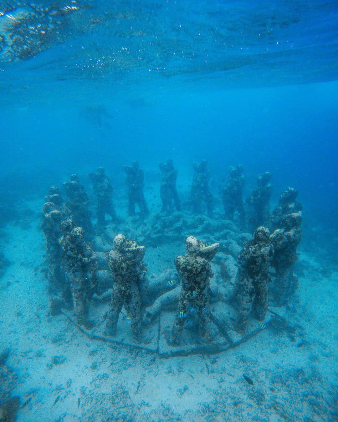 Underwater sculptures, Lombok