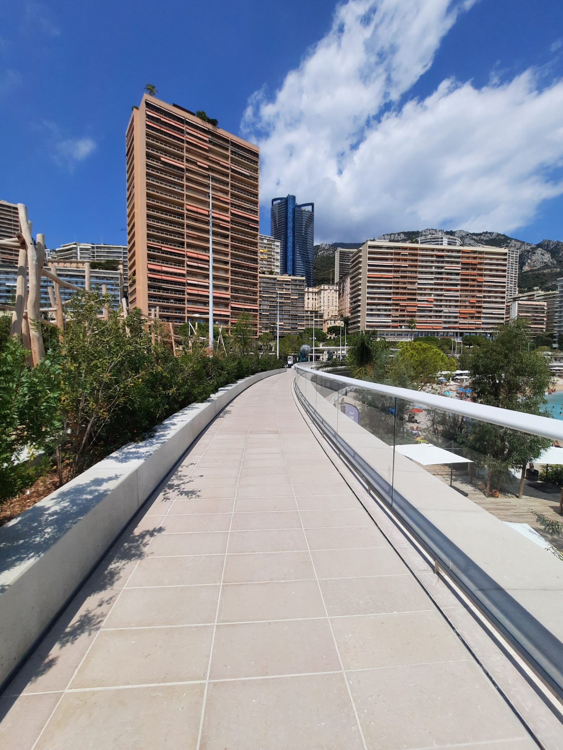 Monaco, spiaggia del Larvotto