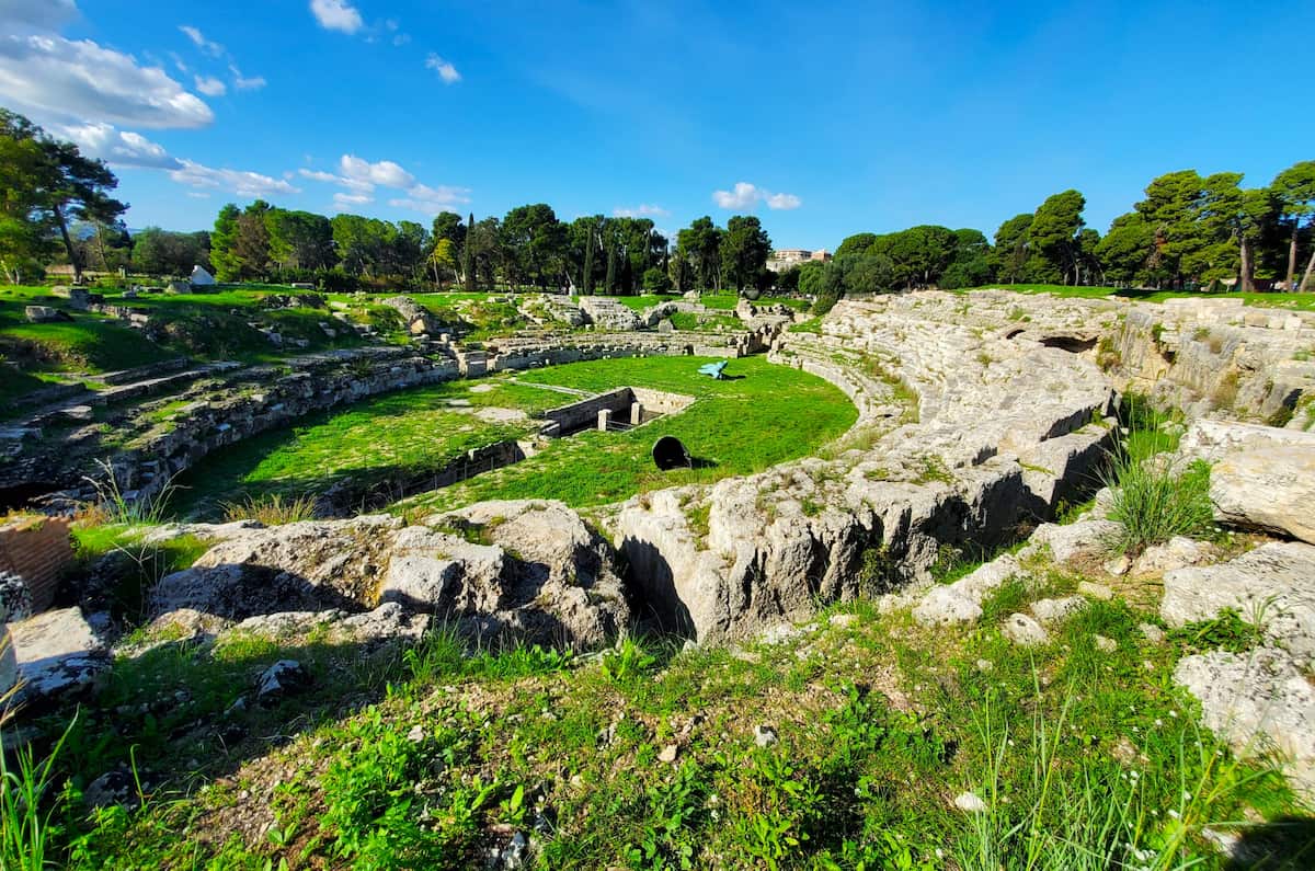 Area del Parco Archeologico di Neapolis, Italia Area del Parco Archeologico di Neapolis, Italia