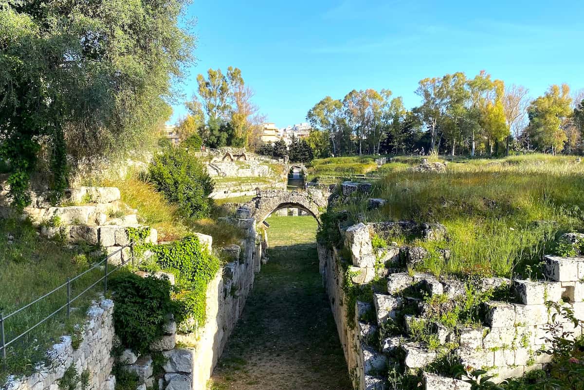 Area del Parco Archeologico di Neapolis, Italia Area del Parco Archeologico di Neapolis, Italia