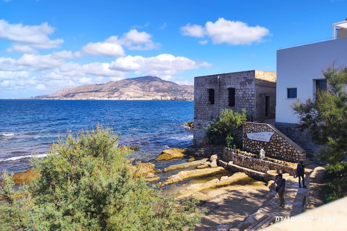 Centro storico di Trapani, Italia
